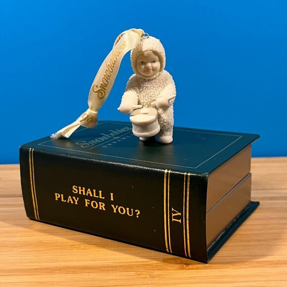 Dept 56 Snowbabies Ornament "Shall I Play for You?" w/Box #68209 Retired Vintage - Picture 8 of 13